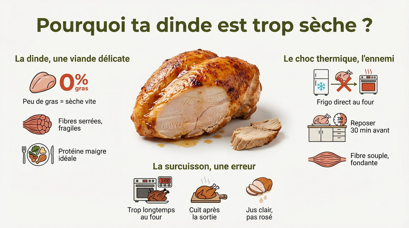 Un filet de dinde au four doré et juteux pour un repas sain